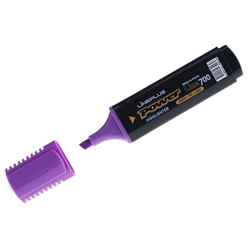 Текстовыделитель Line Plus HI-700C фиолетовый, 1-5мм маркер текстовыделитель line plus hi 700c 1 5мм фиолетовый hi 700c 12шт