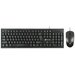 Комплект клавиатура+мышь Оклик 640M черный/черный