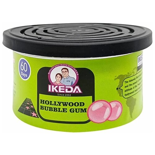 Ароматизатор - освежитель воздуха IKEDA в баночке (Bubble gum)