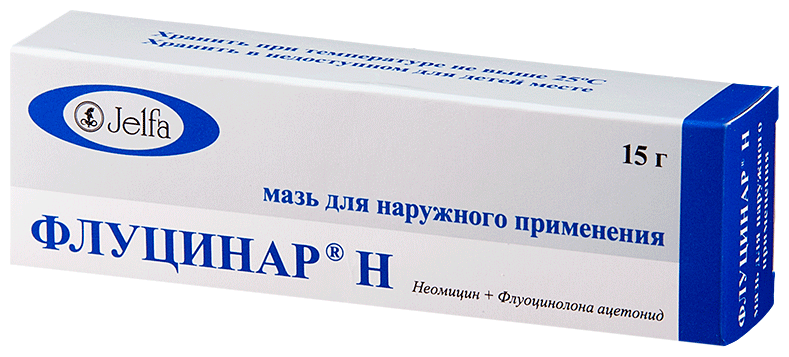 Флуцинар Н мазь д/нар. прим. туба, 15 г