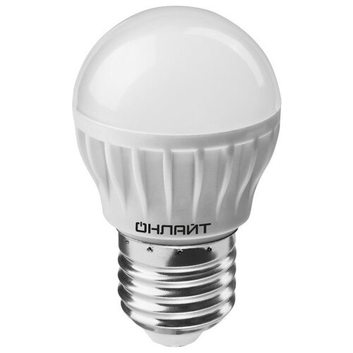 фото Светодиодная лампа шар онлайт 61 137 oll-g45-8-230-6.5k-e27