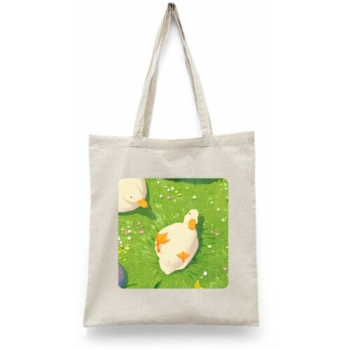 фото Сумка шоппер каждому своё, бежевый