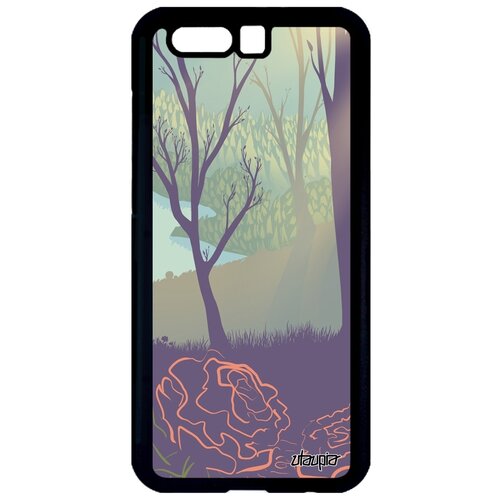 фото Чехол на смартфон honor 9, "лесные розы" пейзаж розы utaupia