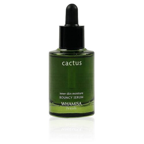 Whamisa Cactus Inner Skin Moisture Bouncy Serum Сыворотка-концентрат для лица на основе экстракта кактуса, 33 мл