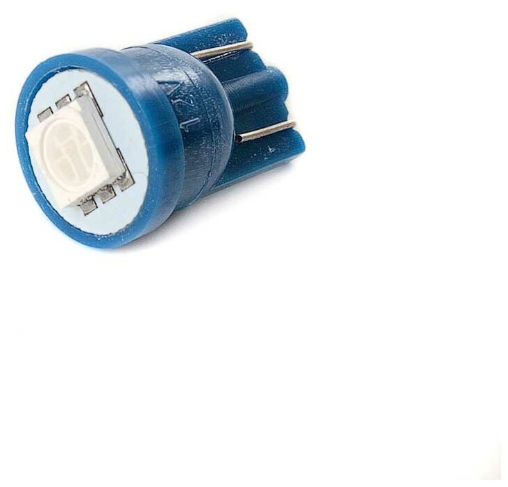 12T10B1SMD маяк Лампа светодиодная W5W W2.1x9.5d Blue 12V цена за шт.