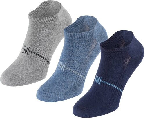 Женские носки Norfolk Socks укороченные, износостойкие, усиленная пятка, быстросохнущие, размер 35-38, мультиколор