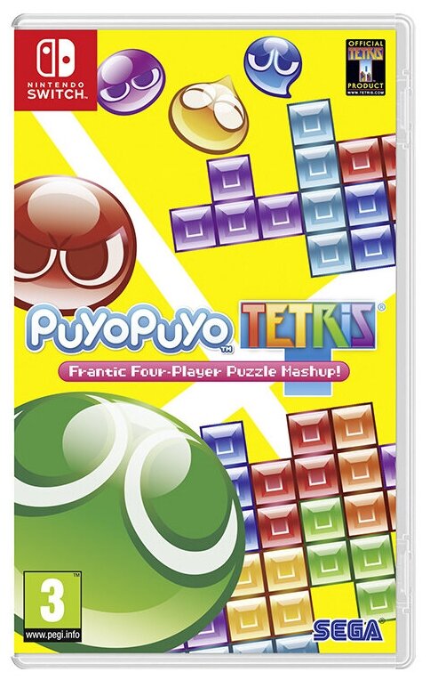 Puyo Puyo Tetris Frantic Four Player Puzzle Mashup [NSW, английская версия]