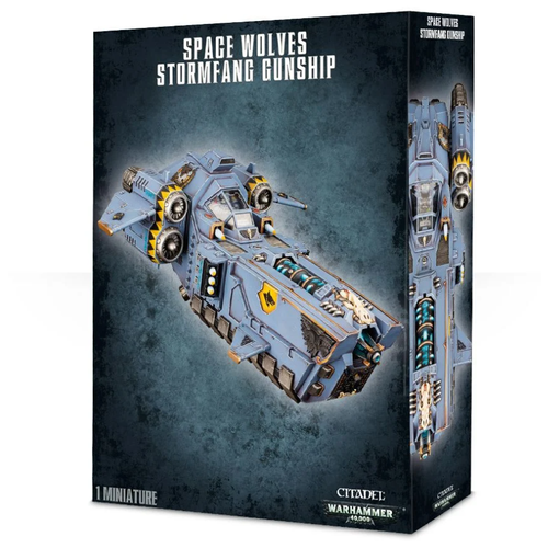 Модель для сборки Warhammer 40000 Space Wolves Stormfang Gunship патрик дэн штормовой прилив