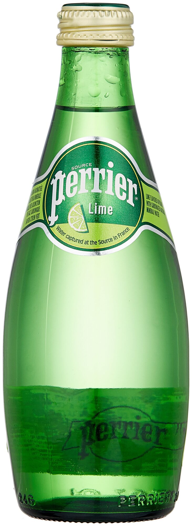 Минеральная вода Perrier Lime / Перье газированная со вкусом лайма стекло 0,33 л - фотография № 2