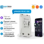 Умное реле Easy Tech 10А/Умное реле с Алисой / Умный дом, белый/Tuya Smart - изображение