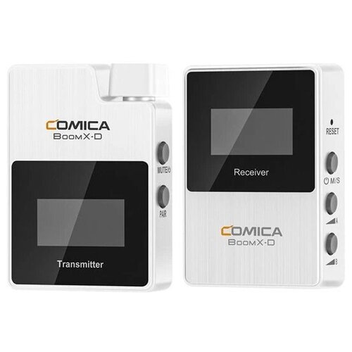 CoMica BoomX-D PRO D1 white радиосистема с петличным микрофоном