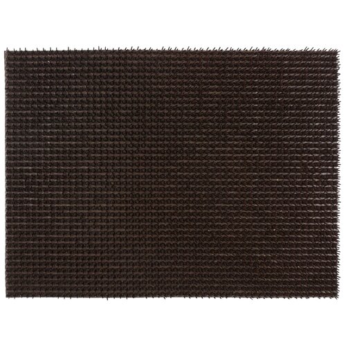 Придверный коврик SunStep Щетинка, серый металлик, 0.6 х 0.45 м