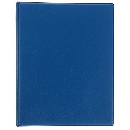 Тетрадь на кольцах A5 80 листов в клетку Calligrata Синяя, обложка ПВХ