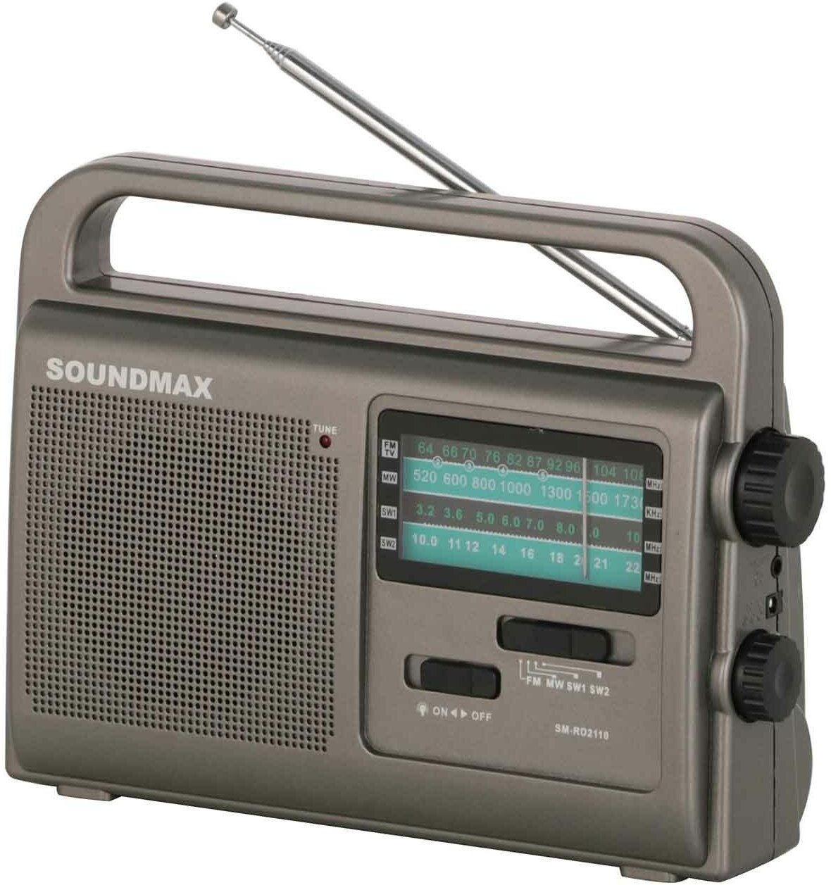 Радиоприемник Soundmax SM-RD2110(темно-серый)