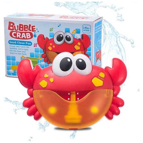 Игрушка-Распылитель пены для ванной Bubble Crab
