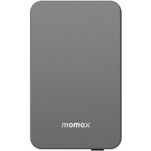 Внешний аккумулятор с беспроводной зарядкой Momax Q.Mag Power 7 Magnetic Wireless Battery Pack 10000mAh Space Grey (IP107E)