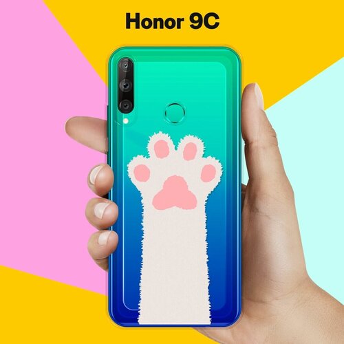 Силиконовый чехол Лапа на Honor 9C