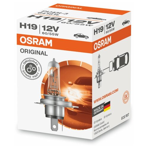 Лампа 12Vx60/55W H19 OSRAM