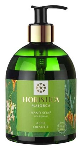 Floristica Мыло жидкое Majorca Aloe Orange, 500 мл, 534 г