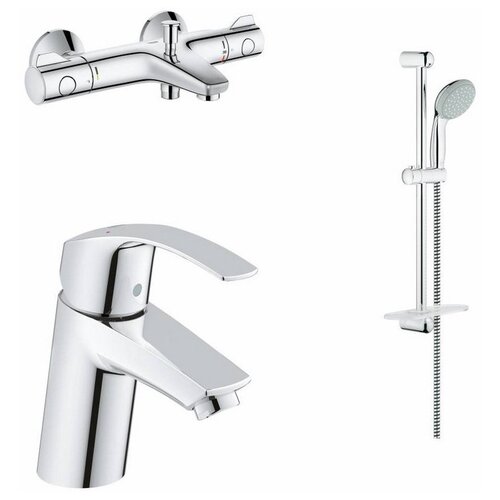 фото Набор для ванны 3 в 1 grohe grohtherm 124422