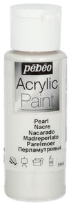 Краски акриловые PEBEO Acrylic Paint декоративная перламутровая 59 мл 097869 под жемчуг