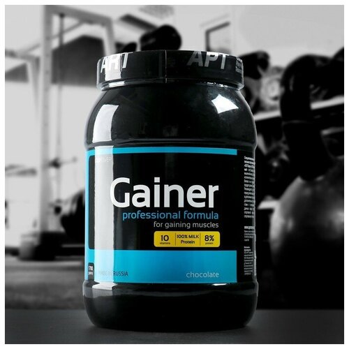Гейнер XXI Power Gainer, шоколад, спортивное питание, 1,7 кг xxi век гейнер xxi power ваниль спортивное питание 3 4 кг