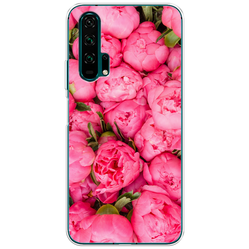 Силиконовый чехол на Honor 20 Pro / Хонор 20 Про Прекрасные пионы силиконовый чехол пионы на honor 20