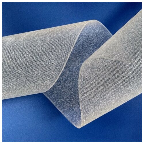 Люверсная термоклеевая прозрачная шторная лента