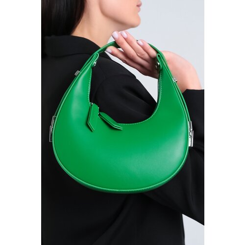 фото Сумка кросс-боди , фактура гладкая, зеленый китай