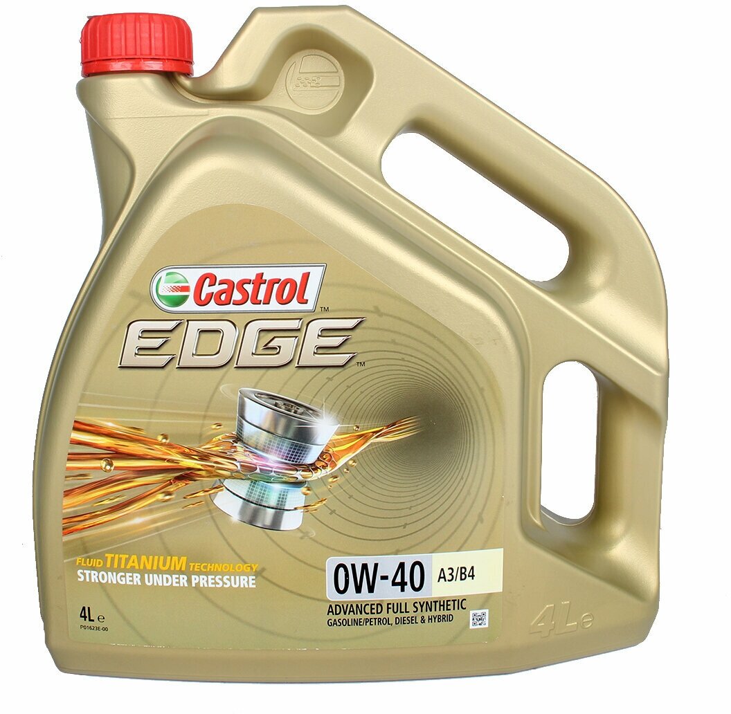 Масло моторное CASTROL EDGE 0W40 A3/B4 4л