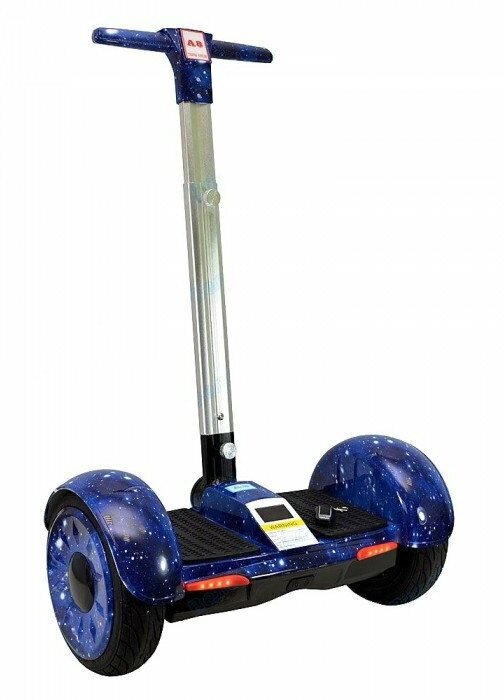 Электрический Сигвей MINIPRO А8 plus, колеса 10,5 дюймов, цвет синий космос, гироскутер с регулируемой по высоте ручкой