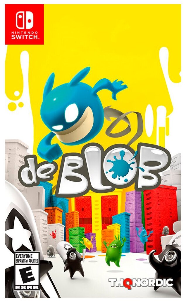 Игра De Blob (nintendo switch,английская версия)