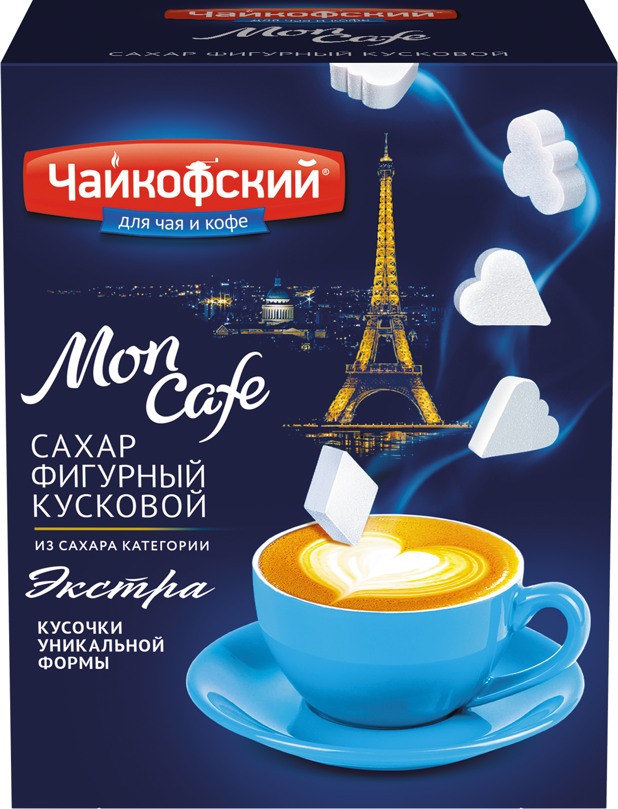 Сахар-рафинад фигурный Чайкофский Mon Cafe 0,5кг