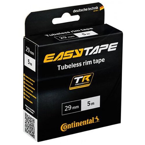 Лента ободная Continental Easy Tape Tubeless 5м, 29мм лента ободная mtb для бескамерных покрышек 24мм weldtite