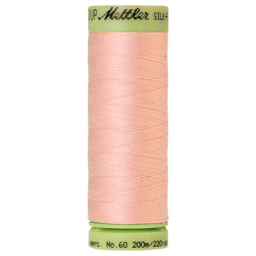 Нить для машинного квилтинга SILK-FINISH COTTON 60, 200 м 100% хлопок 0600 Flesh ( 9240-0600 )