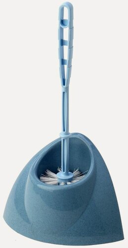Изображение товара Ерш для туалета Idea, Блеск, напольный, уголок, полипропилен, голубой мрамор, М5012