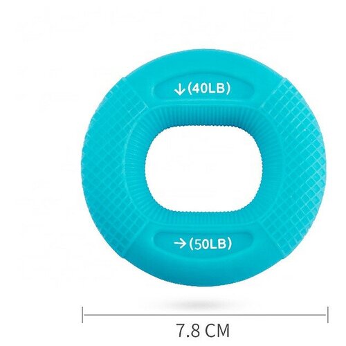 Кистевой эспандер 1 шт, нагрузка 40, 50 LB