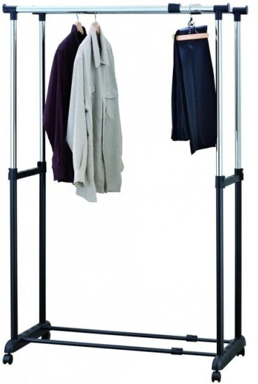 Стойка Unistor CAROLINE для одежды двойная, c регулируемой шириной и высотой