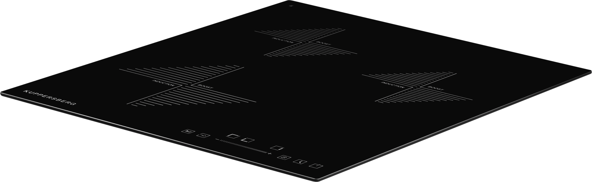 Поверхность индукционная KUPPERSBERG ICS 402 черный (3-конф) - фотография № 2