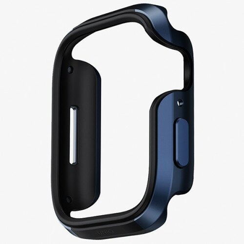 Чехол Uniq Valencia aluminium для Apple Watch 44/45 мм, цвет Синий