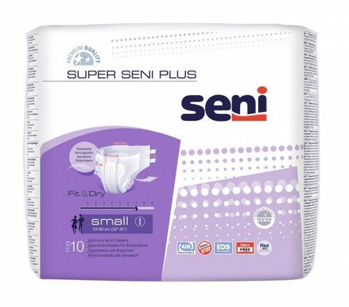 Super Seni Plus / Супер Сени Плюс - подгузники для взрослых, S, 10 шт.