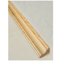 Плинтус деревянный фигурный / Сорт - Экстра / 2500x40х13 мм