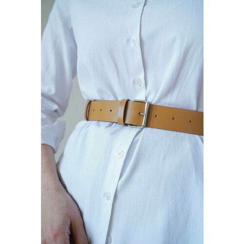 фото Ремень rada leather, размер m/l, горчичный