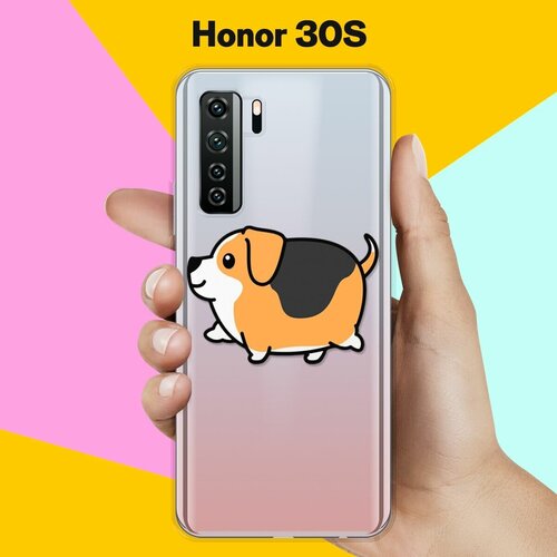 Силиконовый чехол Толстый Бигль на Honor 30s