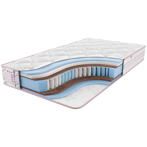 фото Матрас sontelle vivre castom story, пружинный, белый