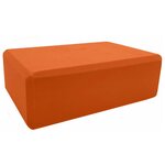 Йога блок полумягкий (оранжевый) 223х150х76мм., из вспененного ЭВА (A25573) BE100-6 - изображение
