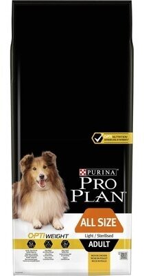 Purina Pro Plan Сухой корм для взрослых собак низкокалорийный с курицей и рисом (Adult Light) - 1227261812381656 | Adult Light, 3 кг