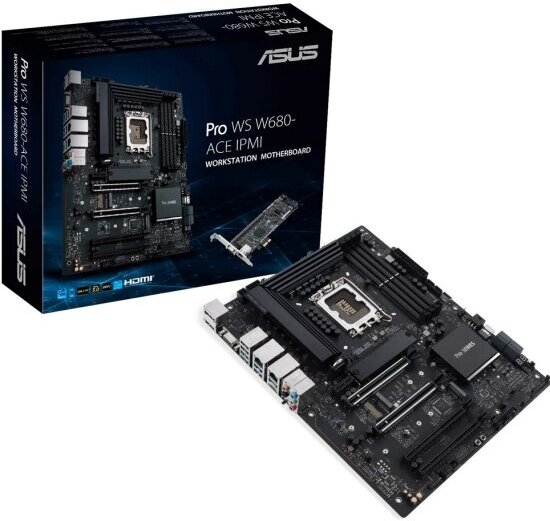 Материнская плата Asus Pro WS W680-ACE IPMI (LGA1700, ATX)