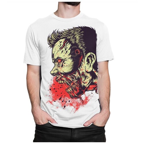 фото Футболка dream shirts зомби мужская xl белая