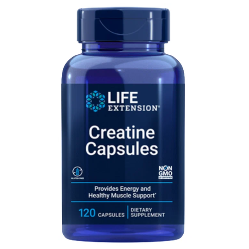 Life Extension, креатиновые капсулы, 120 капсул life extension bone restore 120 капсул